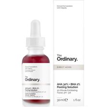 The ordinary AHA 30% + BHA 2% Peeling solution 30ml Brightens, unclogs pores and exfoliation to help battle blemishes and boost radiance.